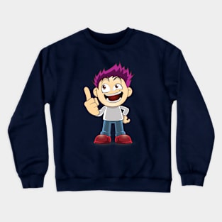 happy boy - classic T-shirt for Kids Crewneck Sweatshirt